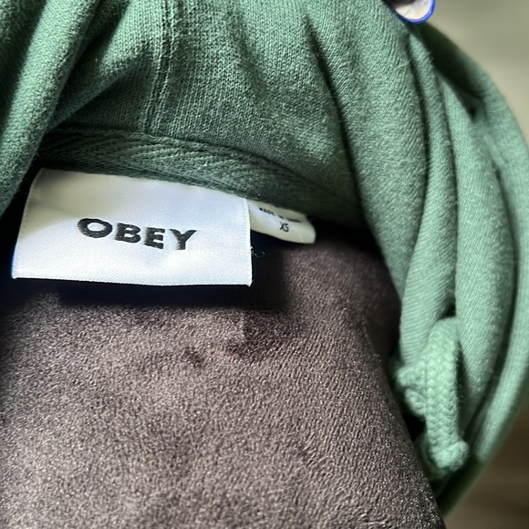 NWT ✨Zen Hoodie by OBEY 🍃 in Dark Cedar - Picture 5 of 9